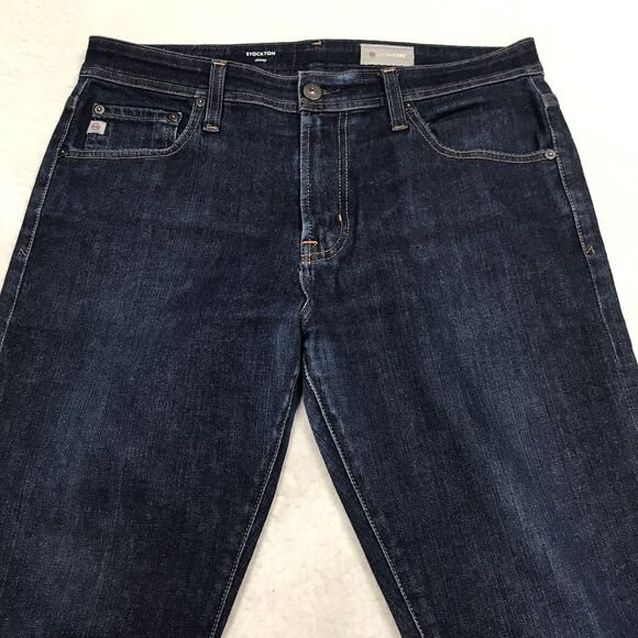 ADRIANO GOLDSCHMIED Stockton Jean Men 33x32 Skinny Fit Dark Wash - Picture 3 of 15
